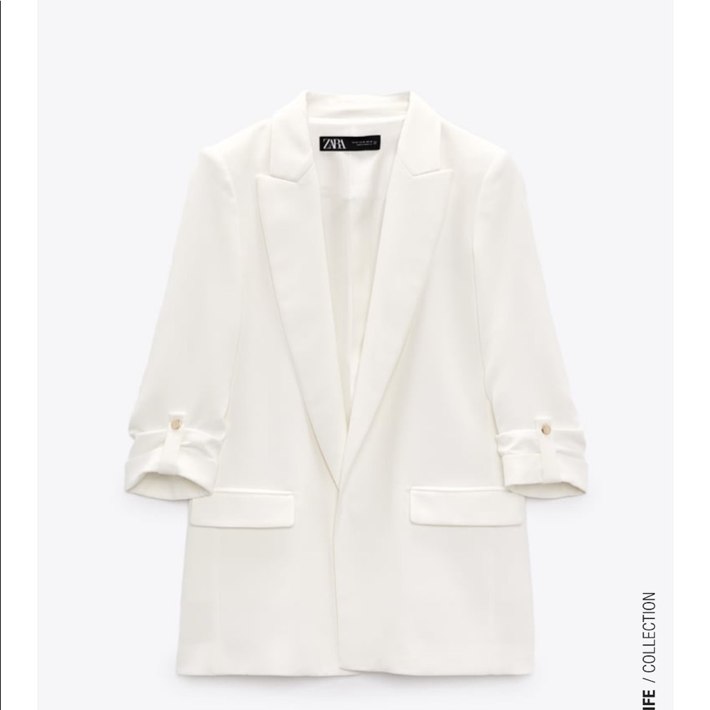 Zara Blazer with rolled up sleeve